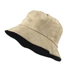 Unisex 100% Washed Cotton bucket hat string