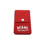 BSCI/Sedex Factory 2D/3D custom logo button business card holder,Multifunction soft PVC wallet card holder