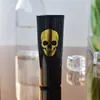 60ml personalized black colored sublimation tall straight shot glass