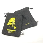 Customize Reusable Eco Friendly Promotional blank cotton tote grocery bags with custom printed logo linen tote bag