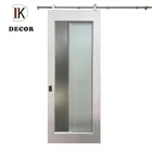 Indoor Glass Door Sliding Barn Door with Hardware