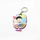 Custom 2D/3D Logo Keychain Soft PVC cartoon Keychain Anime Key Chain