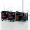 High Quality Alumi Office Workstation Desk Office Furniture 4 Person Office Desk Partitions
