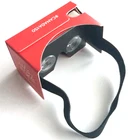 Double sided branded Google Cardboard V2 virtual reality google cardboard vr 3d glasses