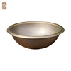 Sanitary Ware Antique Bowl Brass Copper Hand Wash Basin Kitchen Bathroom Vanity Round Vessel Sink