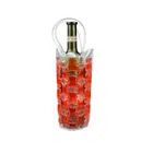 Best selling outdoor garden 1L large vodka and whiskey maintain taste wine chilling holder plastic bag Wine cooler