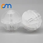 25mm 38mm 50mm 76mm plastic polyhedral hollow ball for tower packing