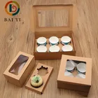 Kraft Card Paper Cake Boxes 7sizes Choose Foldable Muffin Dessert Holders Brown Many Sizes Cupcake Box Package