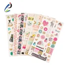 glitter sticker printing Waterproof glitter vinyl sticker PVC Vinyl glitter stickers custom