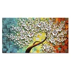 Modern abstract oil paintings on canvas wall art pictures for living room home decoration