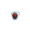 925 Sterling Silver Red Ethiopian Ring Natural Opal