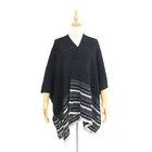 Autumn and winter new fashion generous classic knit jacquard polyester acrylic split shawl