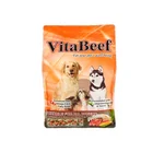 Flat bottom side gusset stand up pouch plastic dog pet food packaging bag with zipper