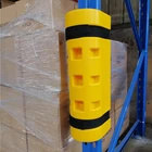 Plastic structural column upright post protection rack protector