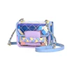 2019 new Fashion Colorful Laser PVC Bag Summer Woman Jelly Bag Shoulder Bag handbag for women