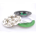 Tin Ashtray Custom Round Metal Tray Smoking Tray Rolling with Print