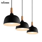 Savia Aluminum Round Decorative Led Hanging Suspension Chandelier Pendant Light E27 40W Max Modern For Home With 3 Lamp