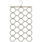 ABS Rubber Coated Soft Touch Multilayer Plastic Hanger Scarf Display Hanger