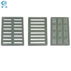 Light Weightfrp Square Mesh Pvc / Grp Plastic Walkway Grating