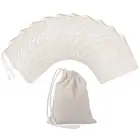 Recyclable cheap Custom Eco-friendly Drawstring cotton jewelry packaging bag pouch