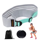Elastic Glute Hip Circle Exercise Band Adjustable Booty Bands Resistance And Sliders For Legs