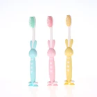 Wholesale biodegradable deep cleaning Soft fur kid toothbrush