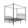 factory wholesale wrought iron canopy bed