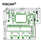 Ethernet Switch OEM Unmanaged 2 Rj45 Ports 10/100Mbps And 8 Pin Header 3 Port Network Ethernet Switch Module