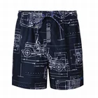 Best selling wholesale swimwear uk mens swim shorts black custom