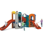 Good quality children's playground kids paradise small plastic kids slide for sale