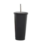 Office and Car Cold Drinking Cups Tumbler with Straw