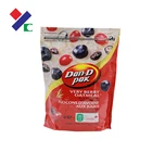 2019 hot sale transparent food packaging aluminum foil tea food zipper packing bag