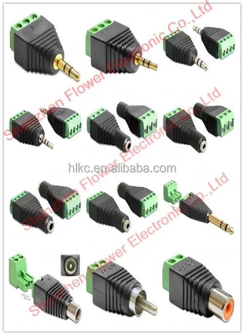3.5*1.35mm Male Dc Connector / Dc Plug/ Dc Power Female Connector Plug