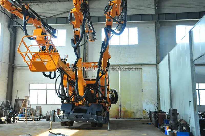 KT8 Air hydraulic crawler drilling rig with competitive price( Include one 13m3, 17bar Screw Air Compressor)