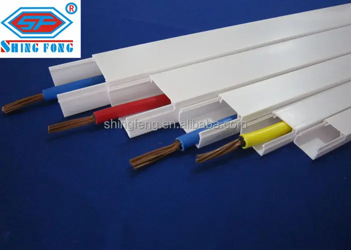 White PVC Wireway For Cable Electrical Duct, View pvc wireway, SF