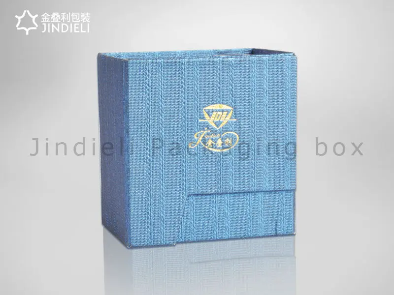 blue personalised paper jewelry gift boxes