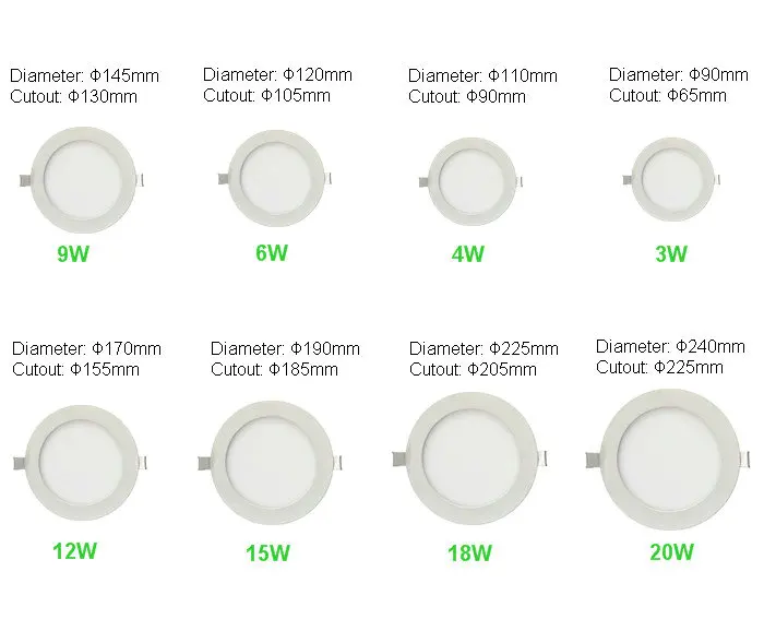 New style customized 200x200 recessed led panel light