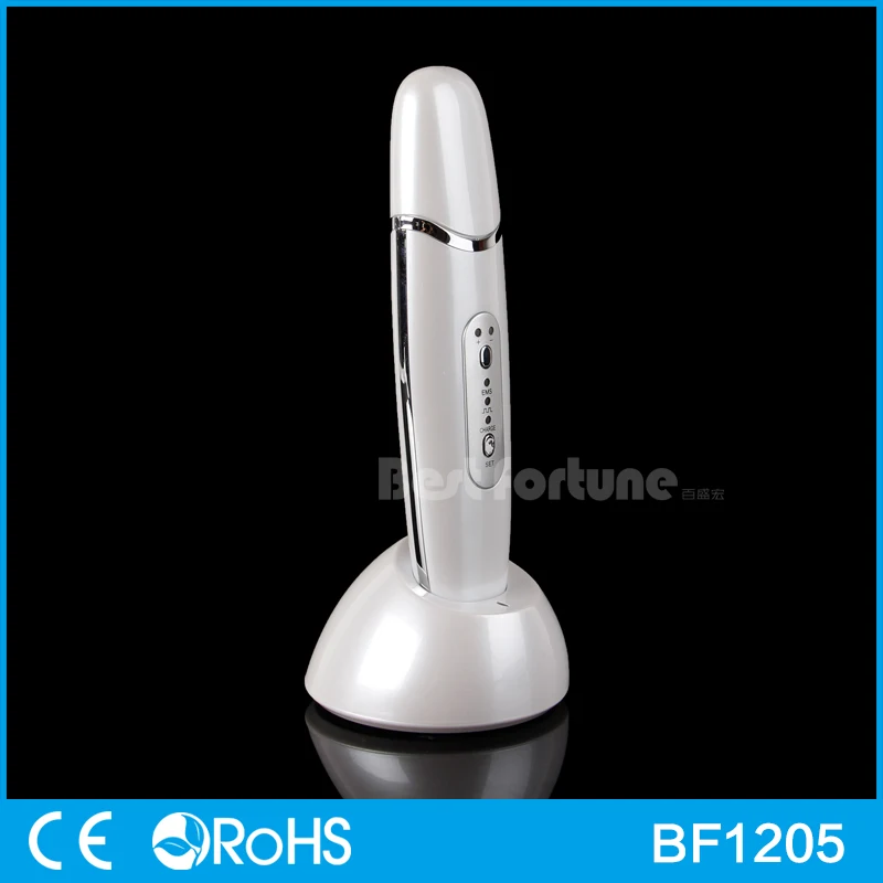Rechargeable Face Lifting Ultrasonic EMS Skin Scrubber Spatula Exfoliation