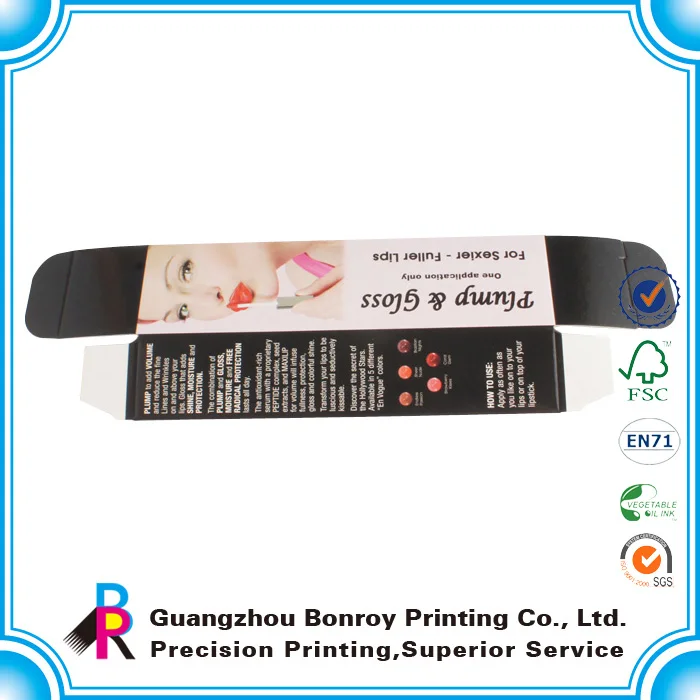 custom printed cute cardboard packaging cosmetic box