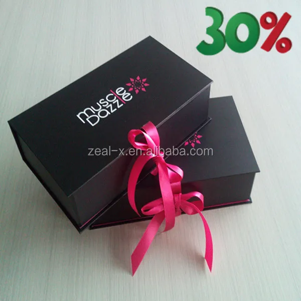 wedding dress gift box, paper boutique dresses packing, folding