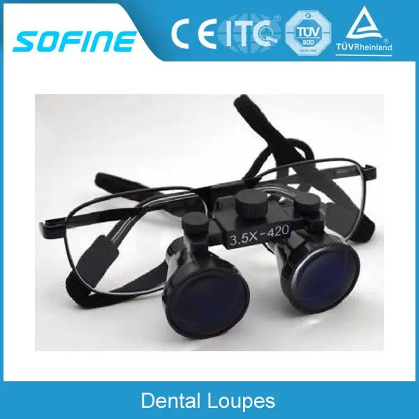 Surgical Medical Magnifying Glasses Zeiss Dental Loupe With Led
