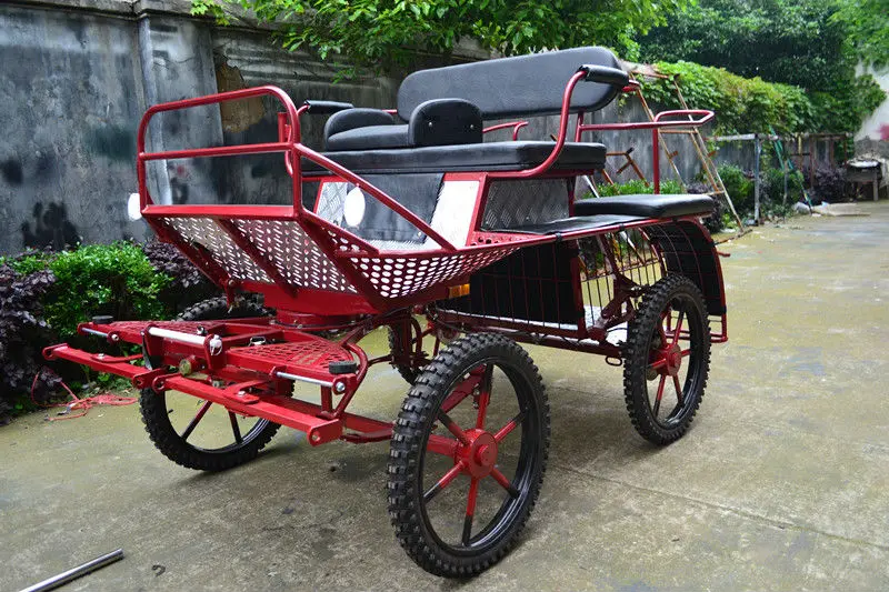 Luxury 4 wheel horse cart/sulky horse cart. 