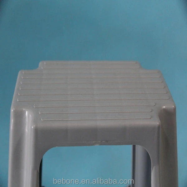 Large size PLASTIC 2 Step Stool Holds Up to 250 Lbs Sturdy Lightweight Skid Resistance Rubber Safe for Adults and Kids