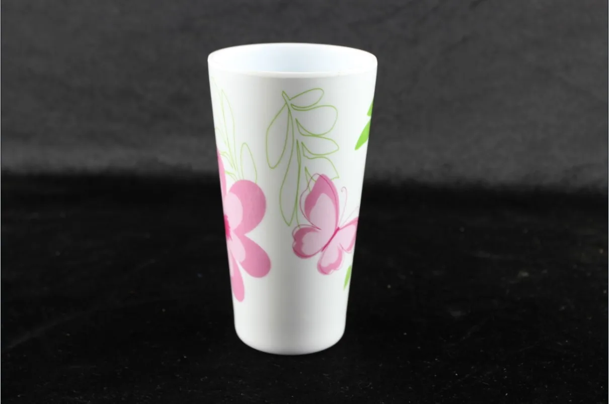 100% melamine flower printing cup