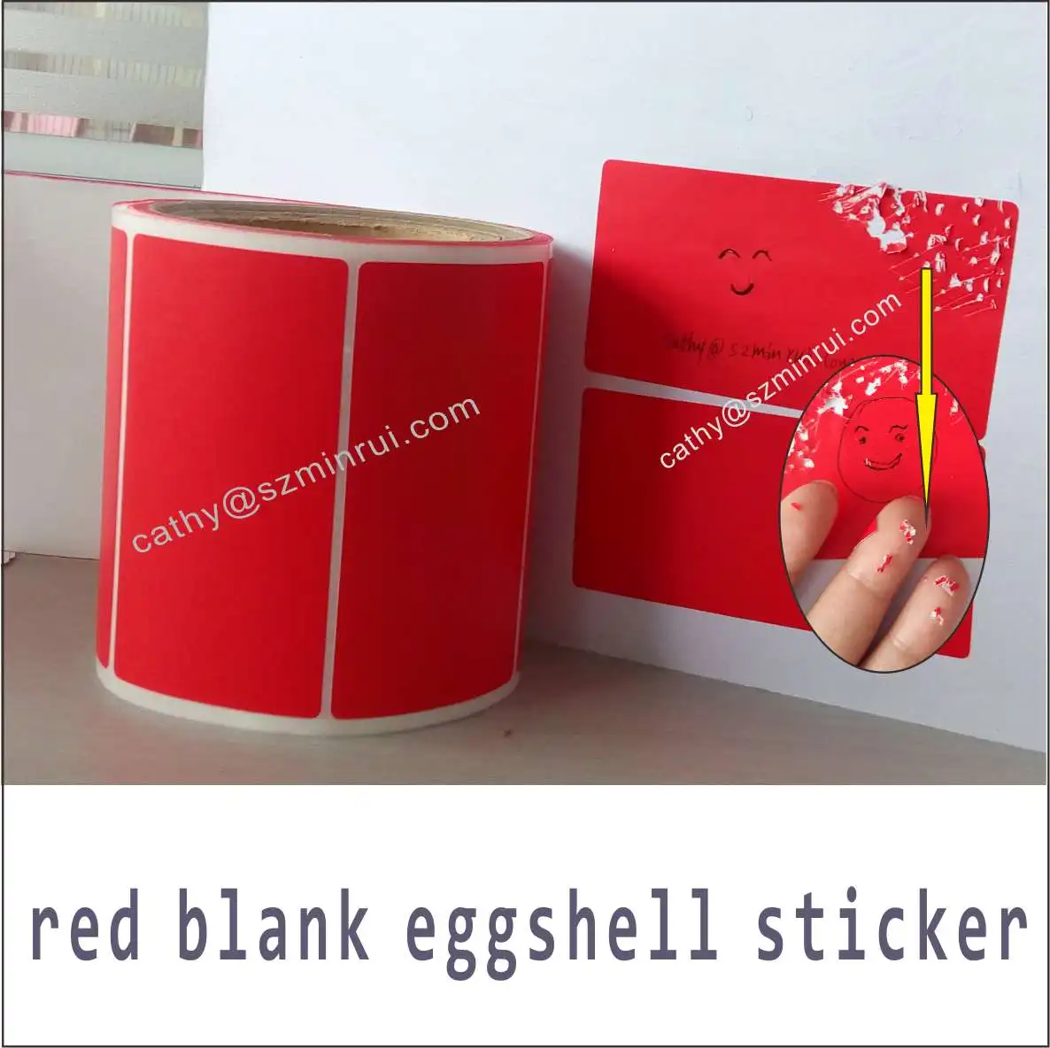 Custom Blank Eggshell Graffiti Stickers Printing Permanent Adhesive