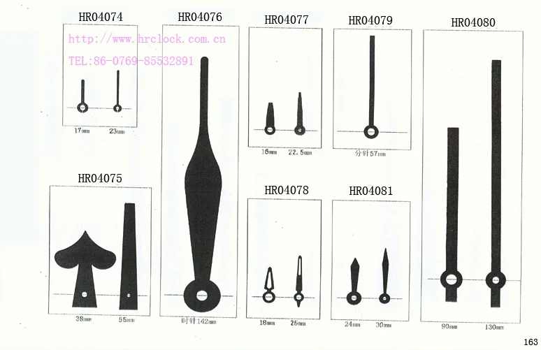 Handmade clock hands custom clock arrows hour hands & minute hands, View Hour hands & Minute