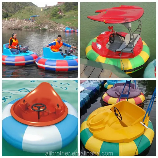 Electric Water park Inflatable water bumper boat for sale.Kiddie rides water bumper boat