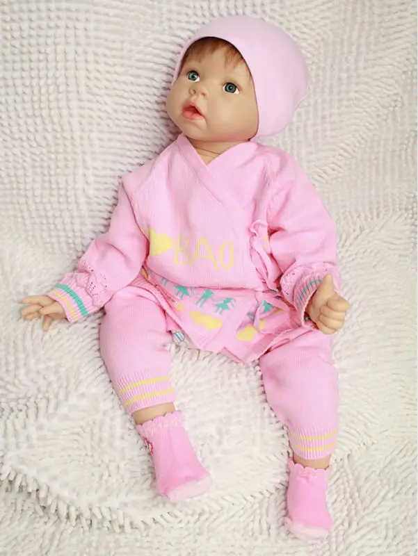 Life Size Baby Doll Silicone Vinyl 22 Inch Wholesale Baby Dolls For