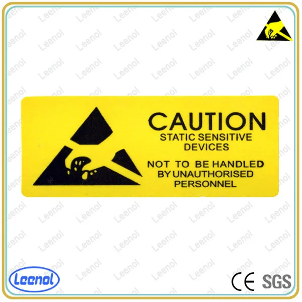 Esd Warning Labels