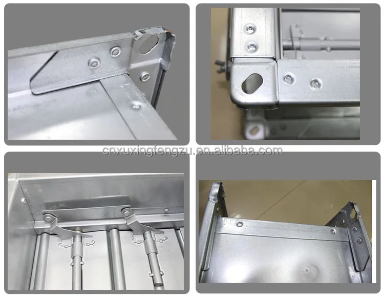 Amortiguador Motorizado De Chapa Galvanizada Para Aire Acondicionado